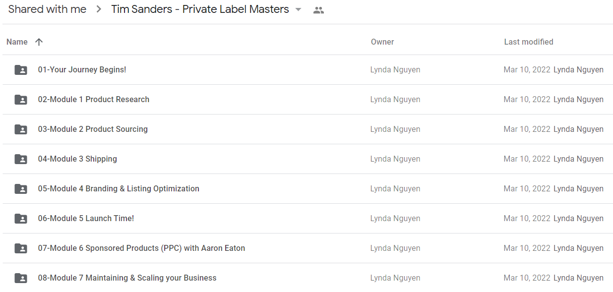 Tim Sanders – Private Label Masters2