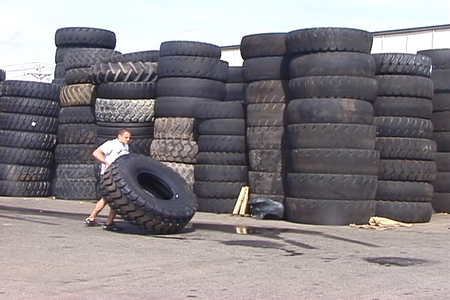  /></p><p><em><strong>Tire Flipping At The Edison Tire Yard, 2003…..</strong></em></p></div><p><img src=